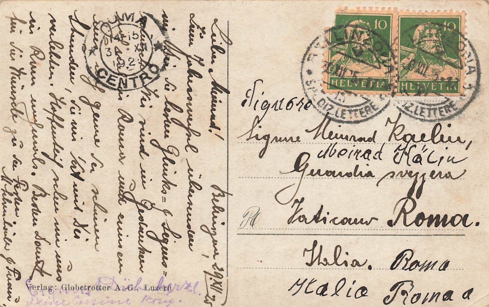 Ansichtskarten: Bellinzona – Gebraucht aus Biasca von Blenio71 1