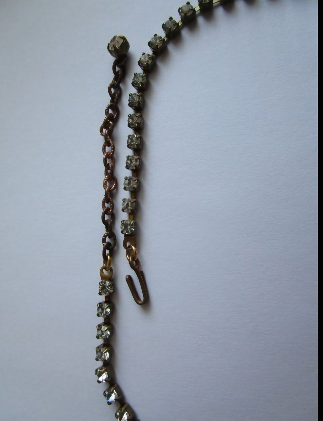 Gablonzer Ketten: antikes gablonzer collier mit bernsteinfarbenen strassstein – Gebraucht aus Winterthur von chimischimi 6