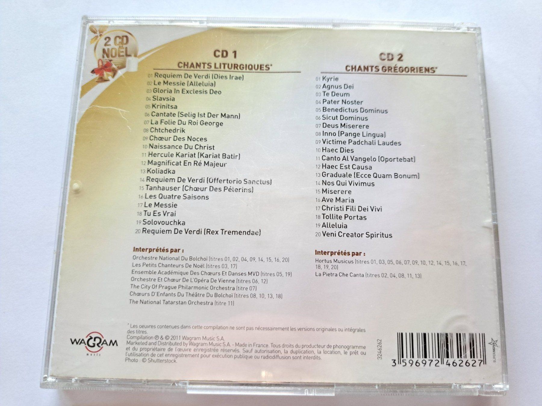 CD: 2 Cds Chants sacrés – Usato da Pully venduto da bro_n52j 1