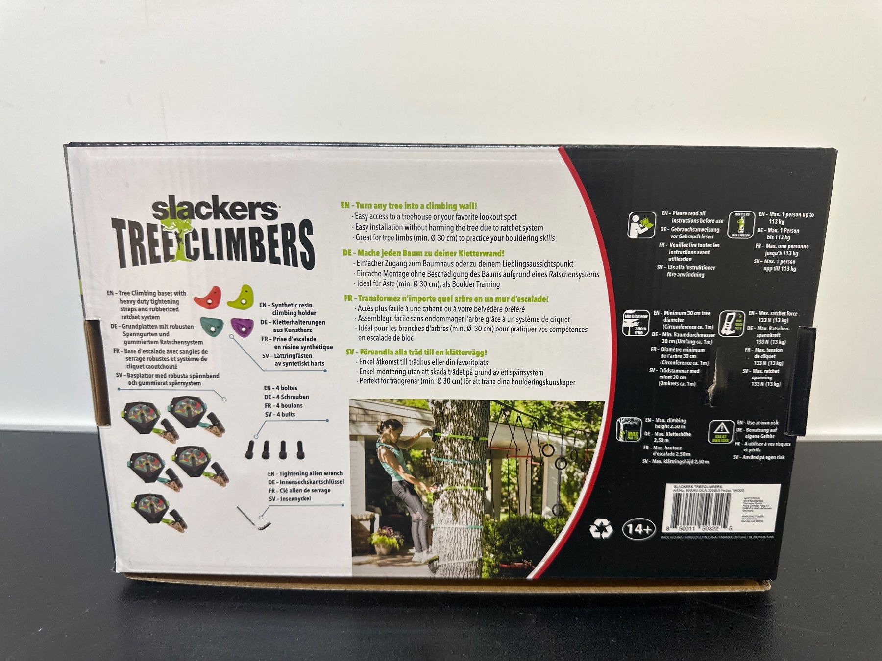 Kletterwände & Klettergriffe: Neu Slackers Treeclimbers Klettergriffe (1x) – Neu und originalverpackt aus Inwil von Rzic-Liquidationen 3