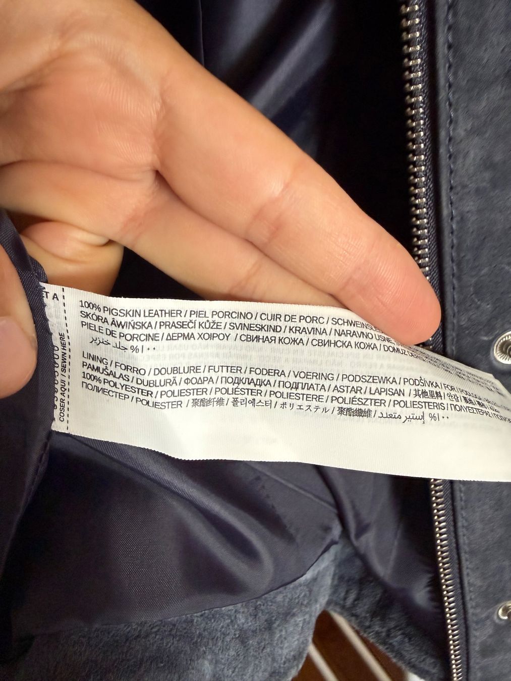 Mango Vestes: Veste en cuir mango – D'occasion à Lausanne par Ruche_ 4