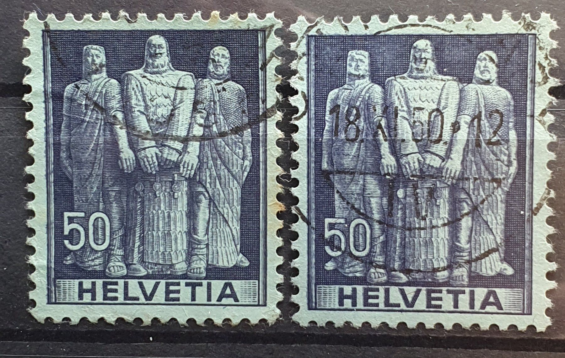 Tutti i francobolli: Diverse Farbstriche Und Farbverschmierungen – Usato da Balgach venduto da SIMEON27 1