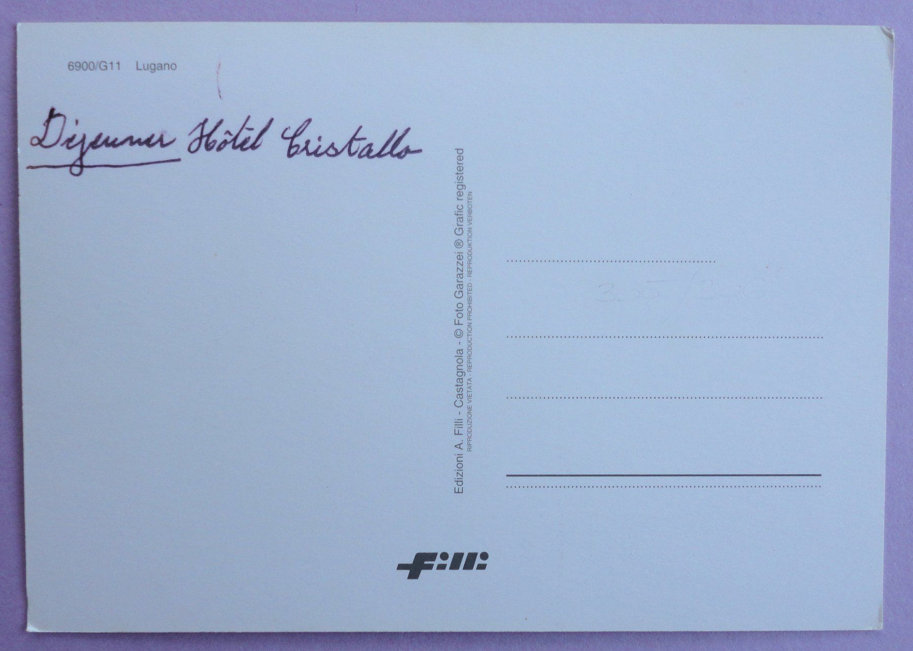 Cartoline postali: Lugano – Usato da Fétigny venduto da Billy2miny 1
