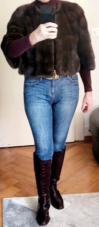 Veste (boléro) en vison.