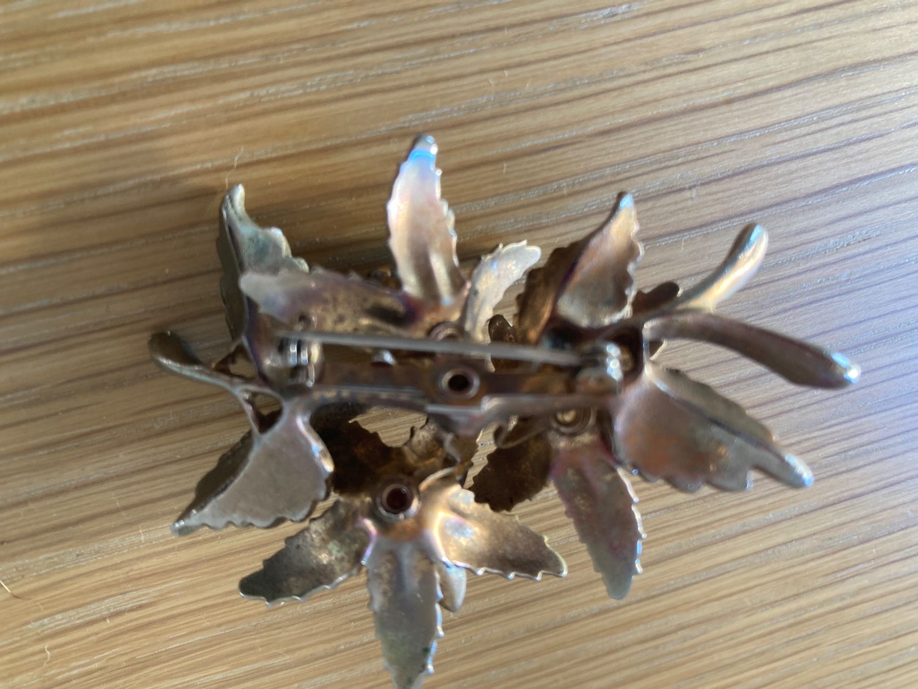 Spille & Fermagli: Broche vintage fleurie dorée & perle - Printemps Chic – Usato da Confignon venduto da Gd8 2