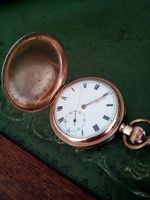 Taschenuhr vergoldet antik Savonette