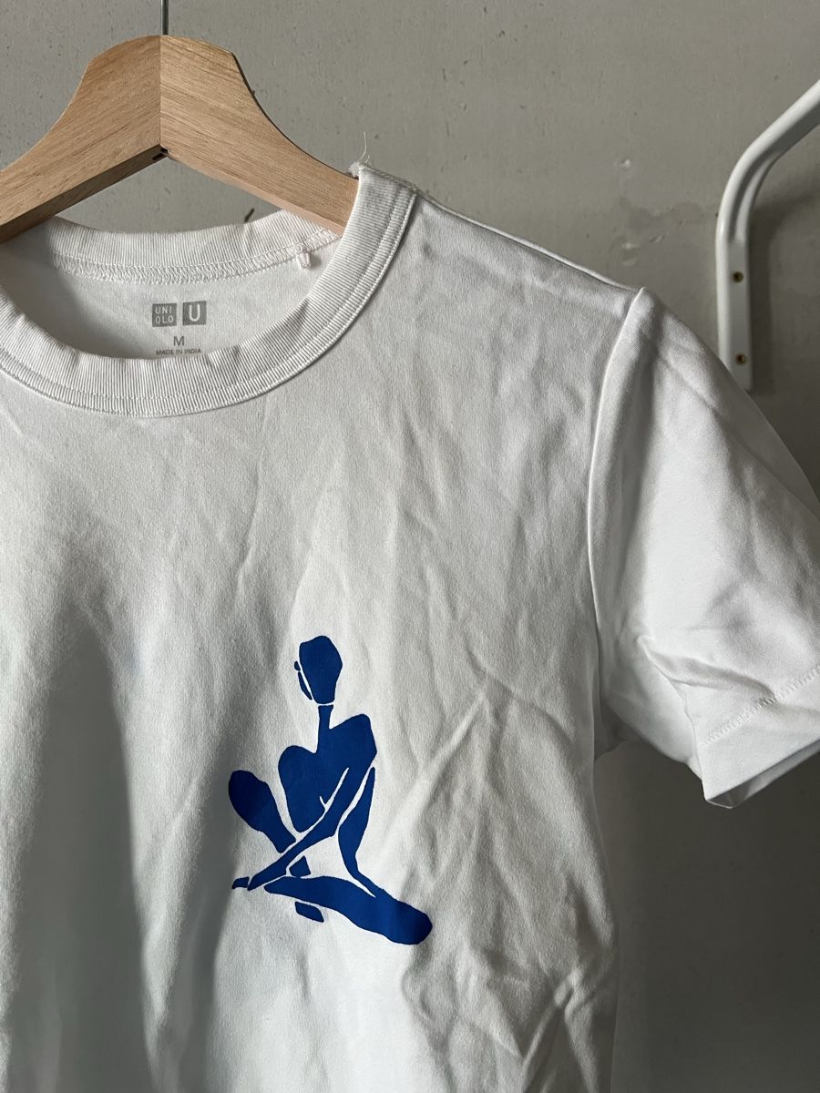 Uniqlo T-shirt: Self-designed T-Shirt, Grösse M – Usato da Basel venduto da lolixyz 1