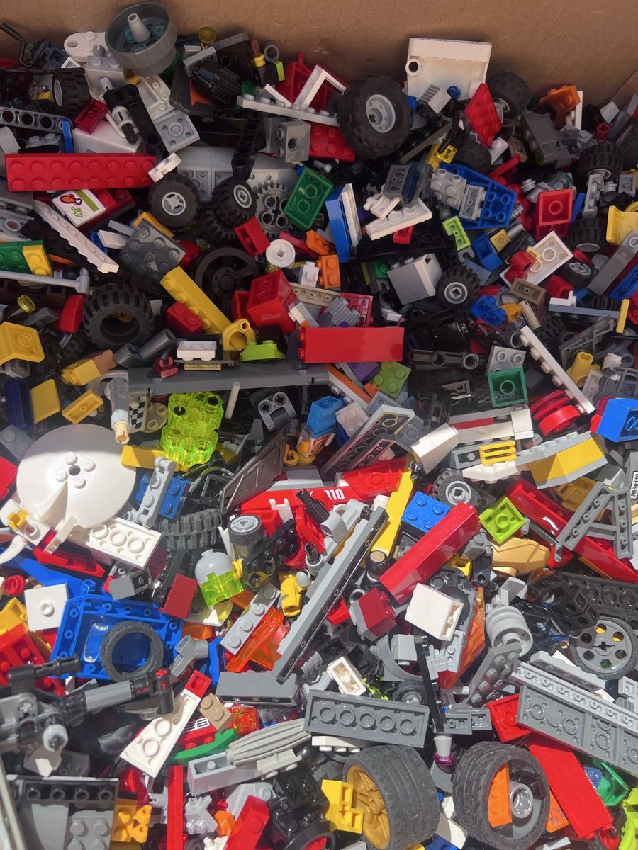Lego Kit di costruzioni: Ca. 10kg Lego in Kartonkiste – Usato da Arbon venduto da K9320 2