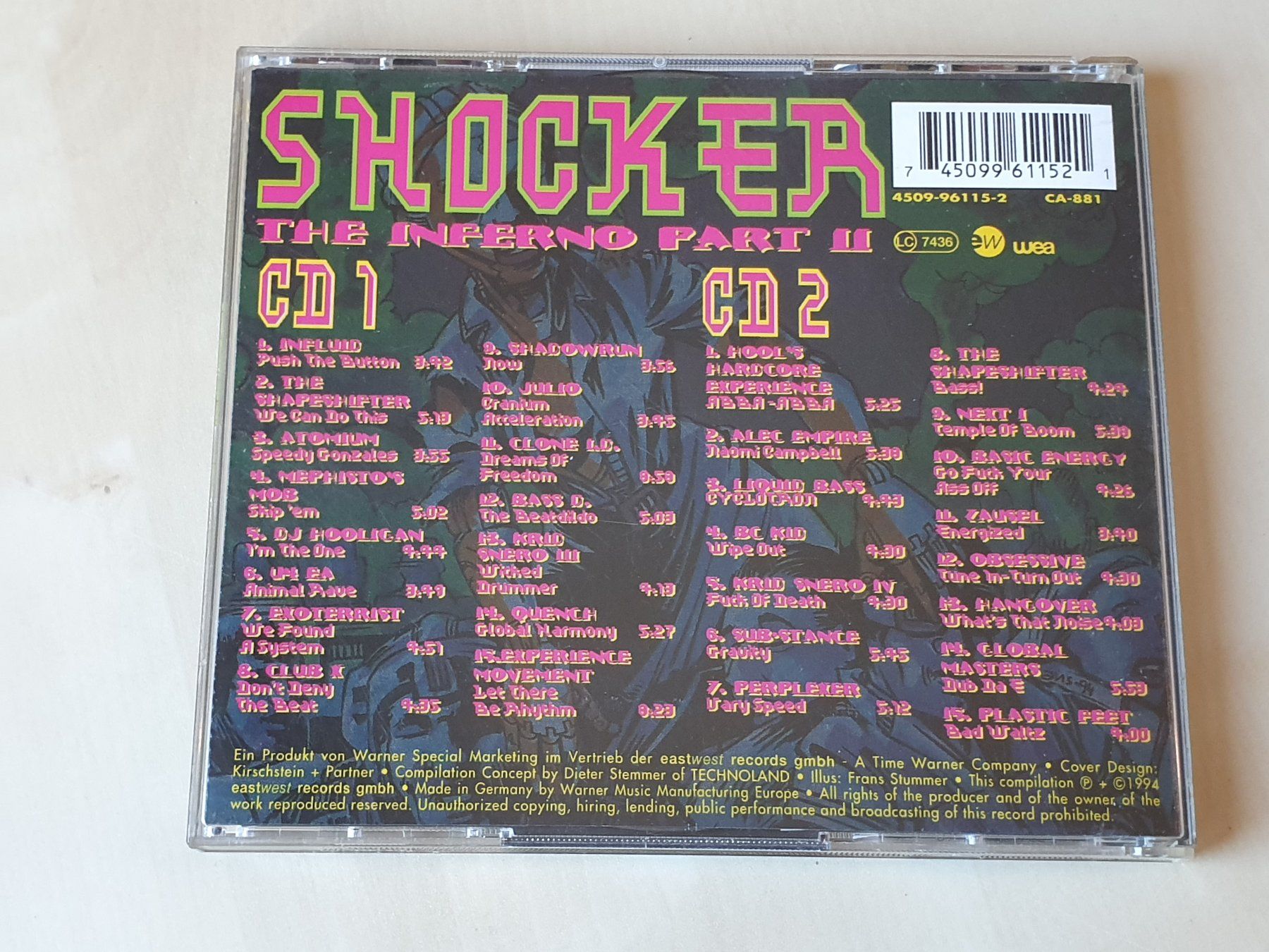 CD: Shocker the Inferno Part 2 – Usato da Stansstad venduto da collectorsshop 1