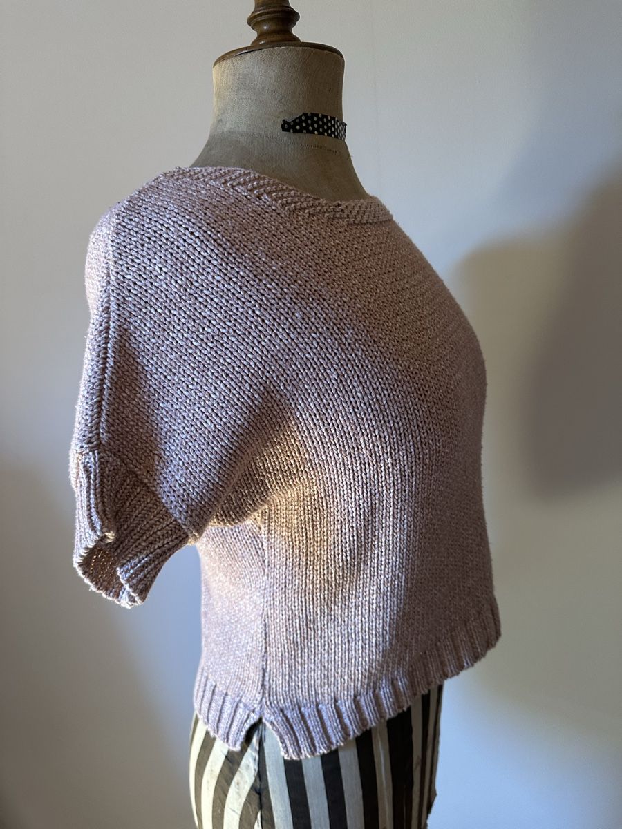 Pulls & Sweat-shirts: Pullover Damen Tesi-ni Rosa Kurzarm Strick Grösse S/M – D'occasion à Bern par Noeci 3