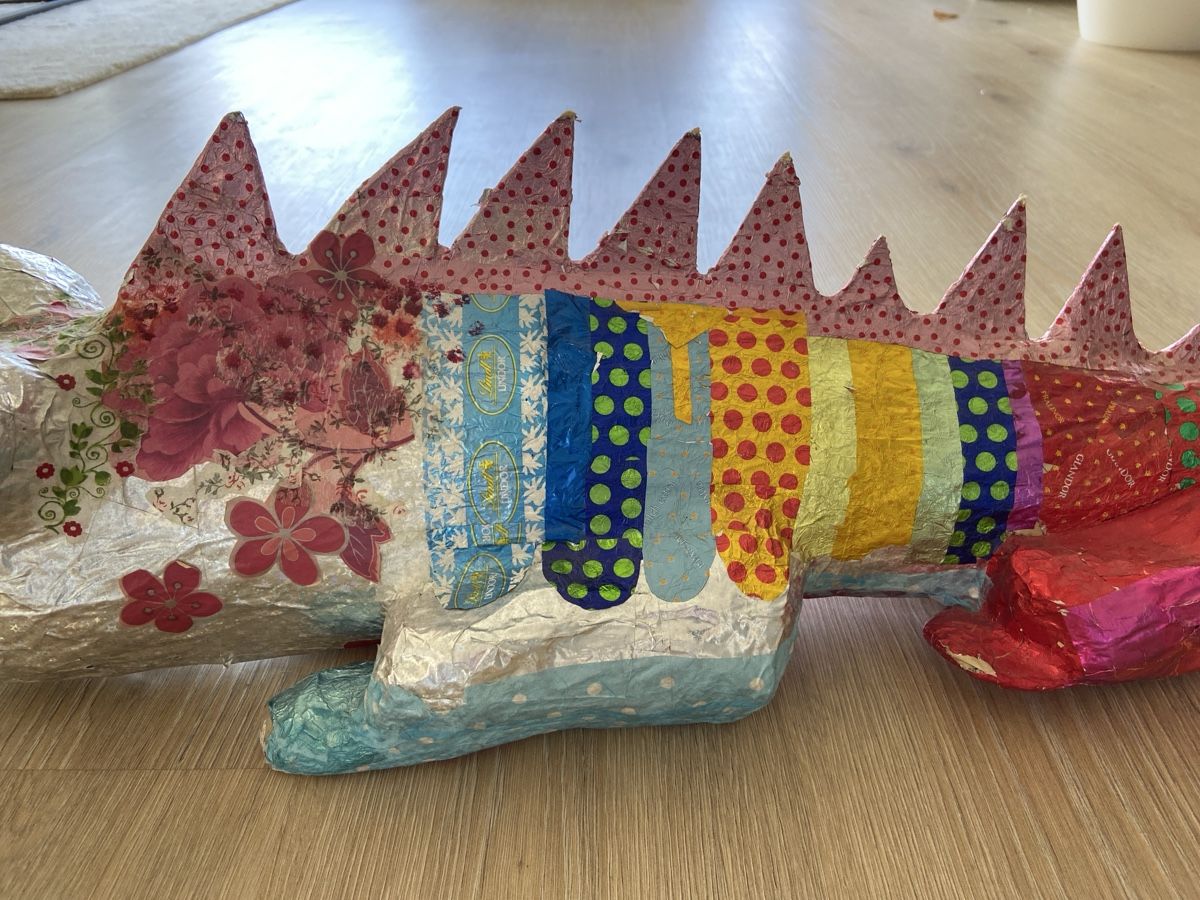 Tutte le decorazioni: Krokodil Dekoobjekt handgefertigt bunt  – Usato da Hausen am Albis venduto da Cordula78 2