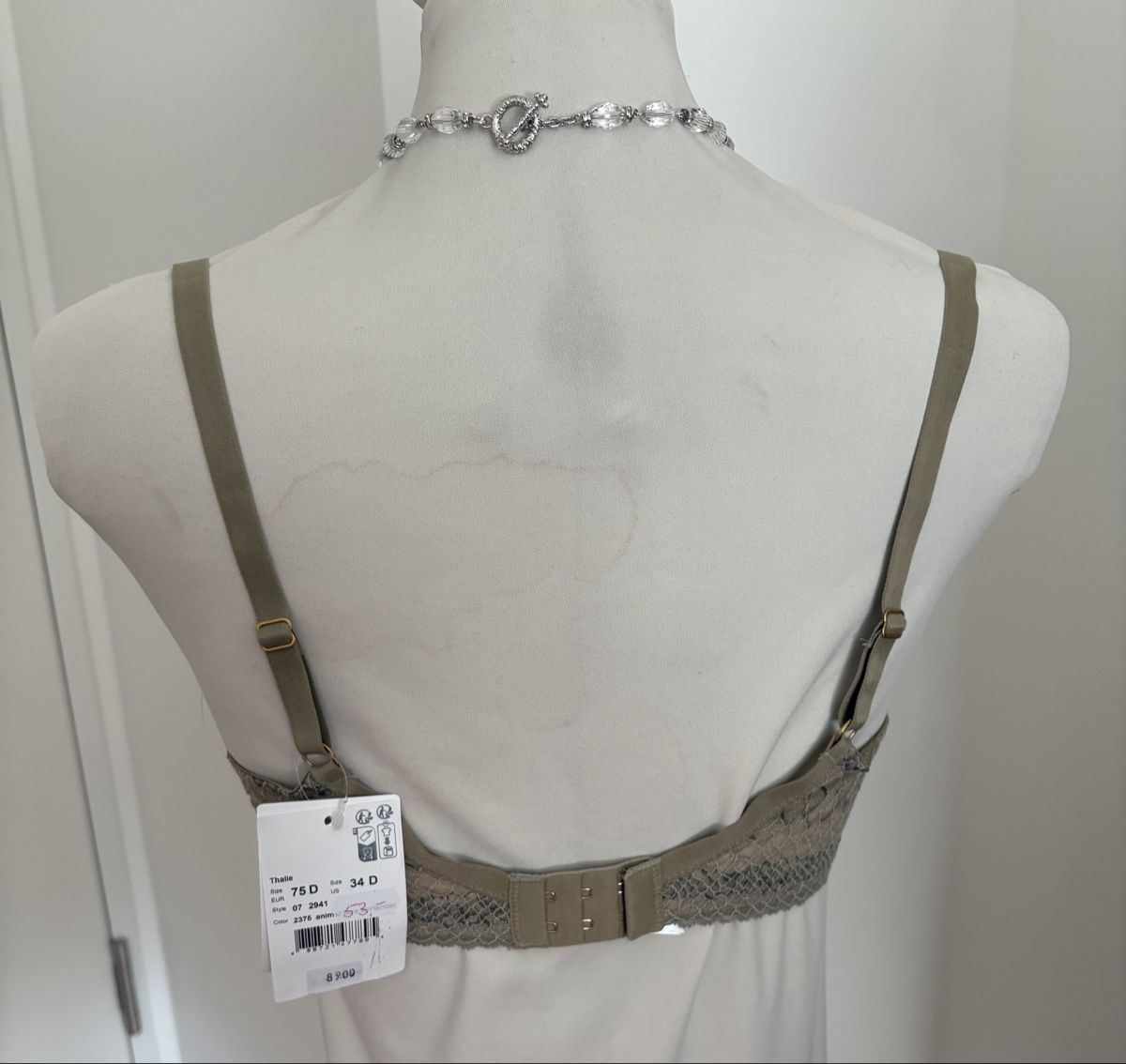 Hanro Altra biancheria intima: Hanro neue spitze BH Brief set M 75 D Tier Muster beige – Nuovo e nell'imballaggio originale da Rheinfelden venduto da nad_6hrl 2