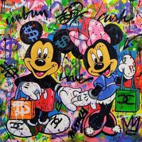 A. Ricardo - Giclée auf Leinwand. 80 x 80 cm.‪‪‪