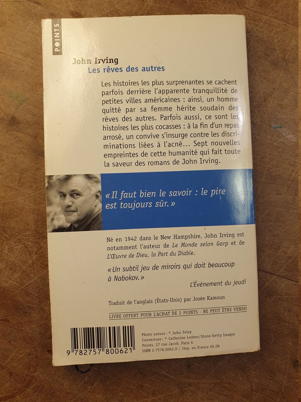 Bücher: Les Reves des autres - John Irving – Gebraucht aus Zürich von loosebone 4