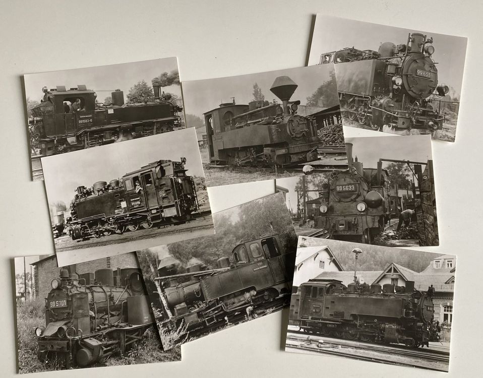 8 AK schwarzweiss DE Dampflokomotiven der Baureihe 99 Kaufen auf Ricardo