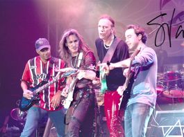 STEVE VAI original in person Autogramm Grossfoto / signiert