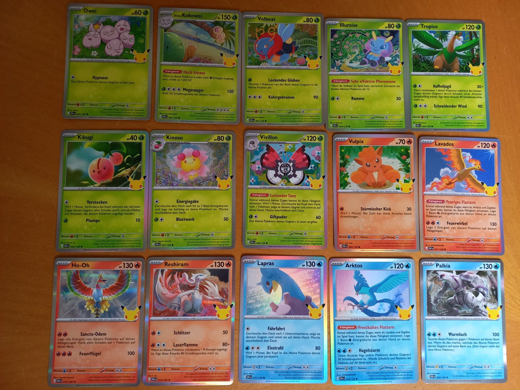 Pokémon Sammelbilder & Trading cards: Pokémon 30th - 69 Karten - DE – Gebraucht aus St. Gallen von cla_m9gb