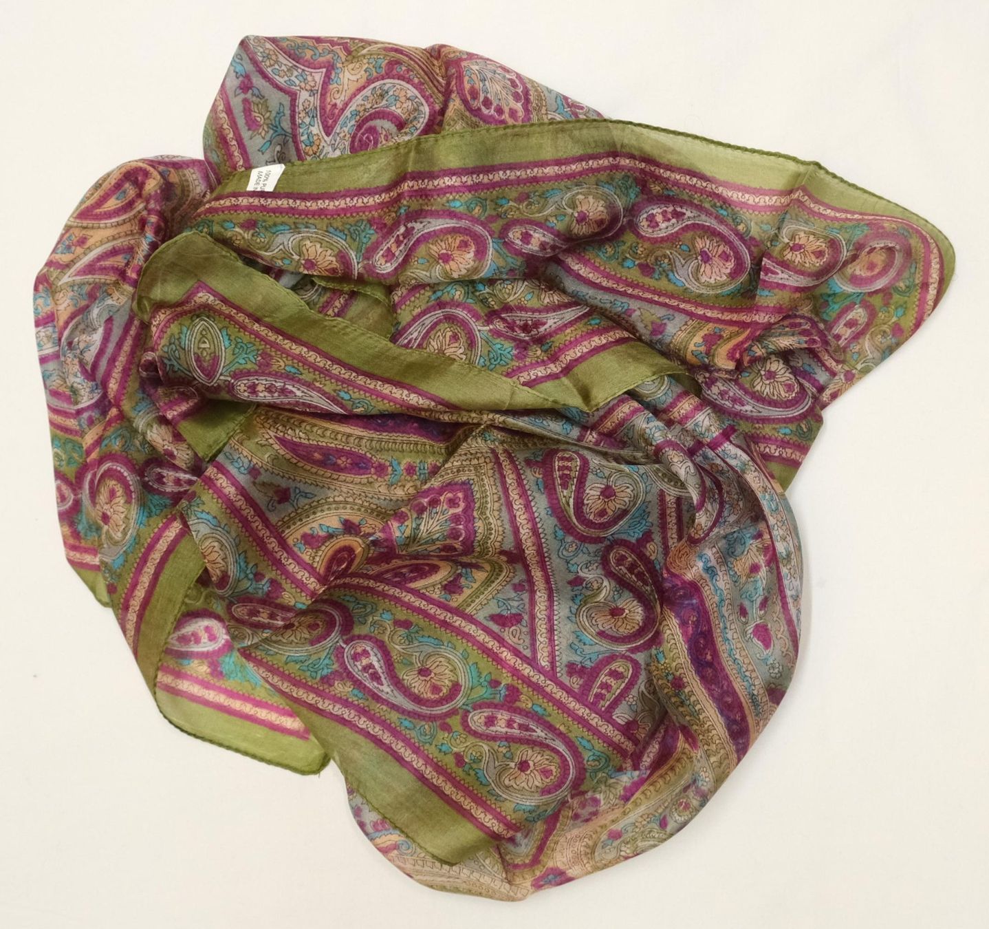 Foulard & Sciarpe: Indischer Schal aus 100% Seide – Nuovo (secondo la descrizione) da Zürich venduto da Masala-Oase 1