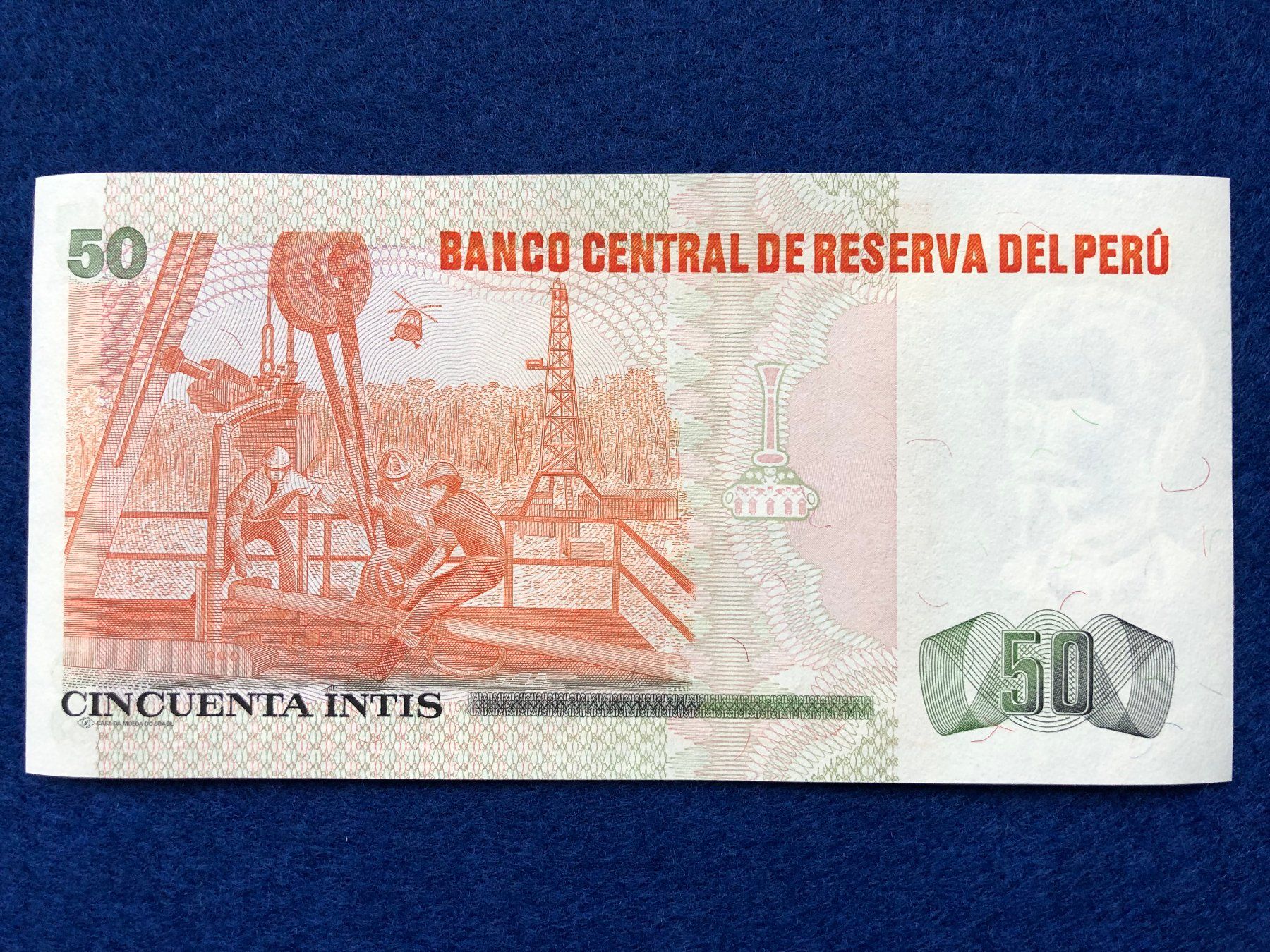 Banconote: Peru 1987 - 10 x 50 Intis aUNC – Nuovo (secondo la descrizione) da Pfäffikon SZ venduto da Sieben77 3