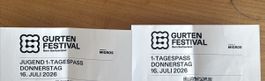 Gurtenfestival - 2 Tickets (1xJunior/1xErwachsene)