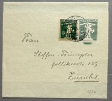 183z Seltene Mischfrankatur auf Streifband