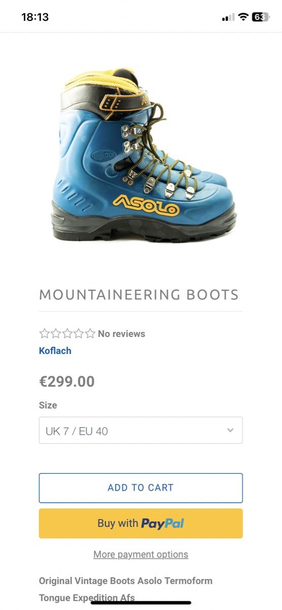 Scarpe da uomo: Asolo Bergschuhe Gr 38 – Usato da Birrwil venduto da Bendegriz 6