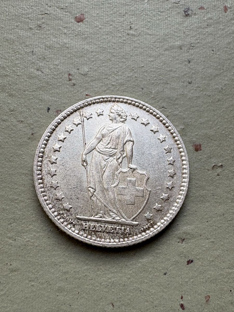 Tutti le monete: Schweizer 1 Franken 1928, gutes Stück – Nuovo (secondo la descrizione) da Zürich venduto da mysilvercoin 1