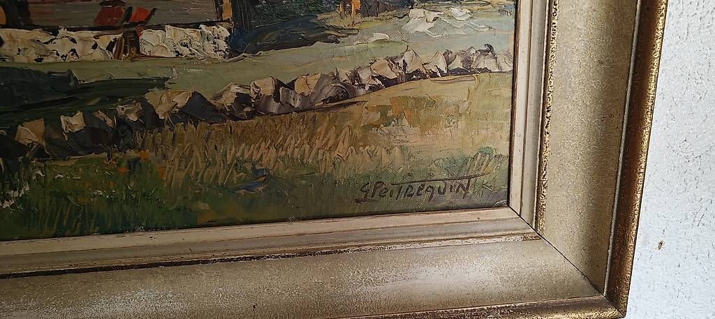 Dipinti: Tableau peinture à l'huile  – Usato da Granges VS venduto da mic_tb66 1