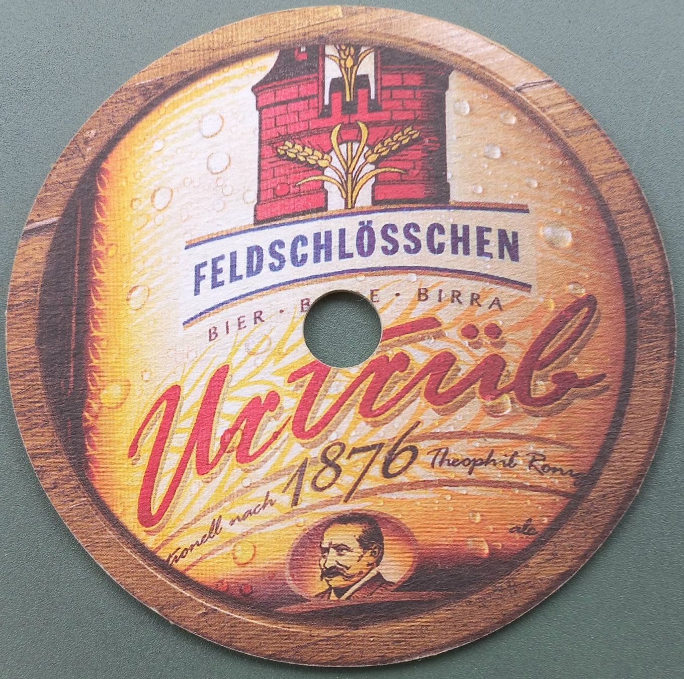 Feldschlösschen Sottobicchieri: Bierdeckel - Feldschlösschen - CH – Usato da Niederuzwil venduto da lubimaja