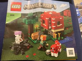LEGO Minecraft-SET 21179 Das Pilzhaus gebraucht