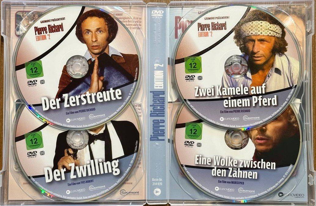 Tutti i DVDs: Pierre Richard Edition Nº2: 4 DVDs, digital remasterd! – Usato da Beringen venduto da Mantafisch1 3