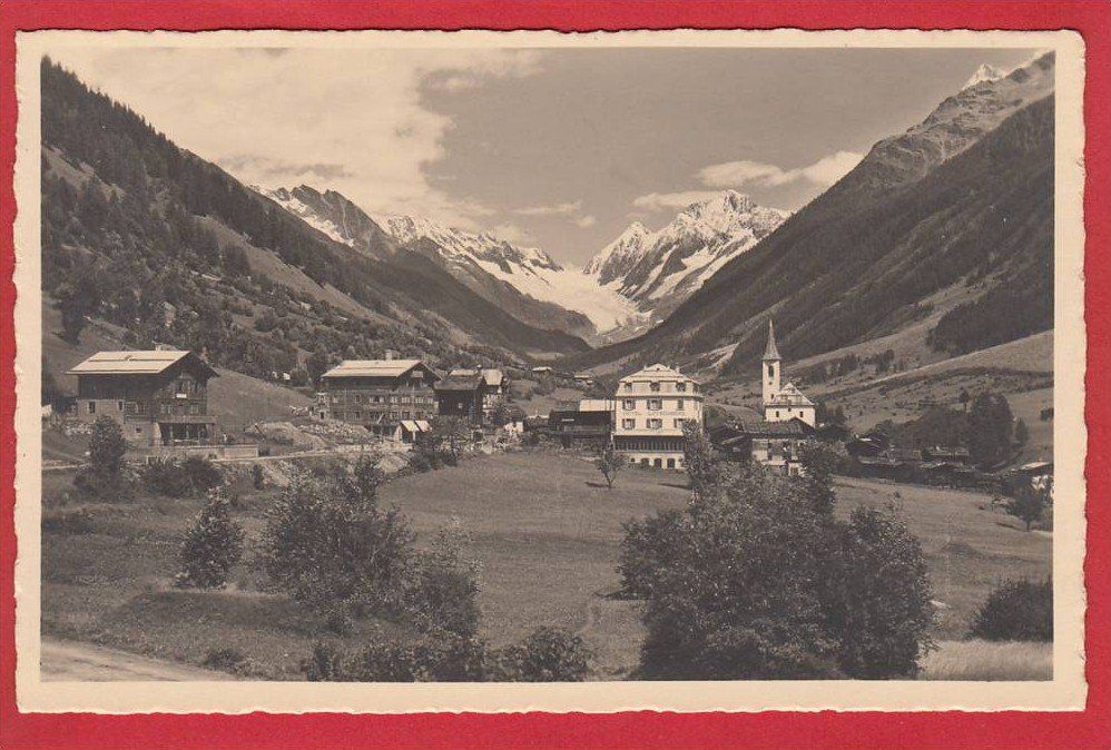 Cartoline postali: KIPPEL IN LÖTSCHEN, LANGGLETSCHER, FOTO E. GYGER – Usato da Grüningen venduto da Kartenlaube
