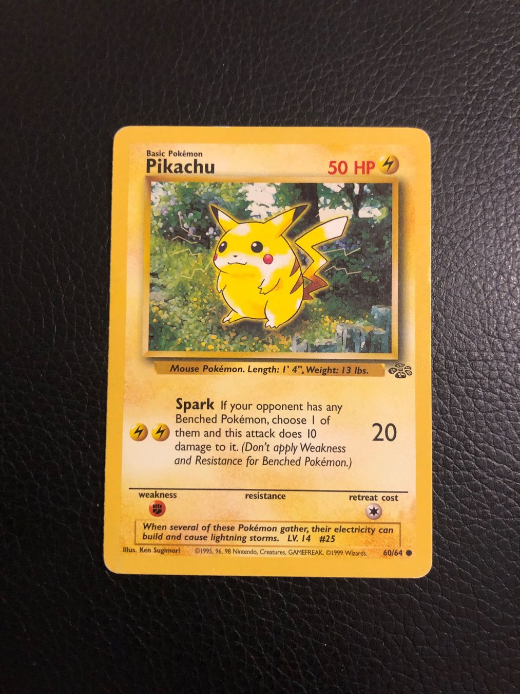 Pokémon Carte collezionabili: 1999 Jungle Pikachu 60/64 Ab 1 – Usato da Paradiso venduto da Pkmn10
