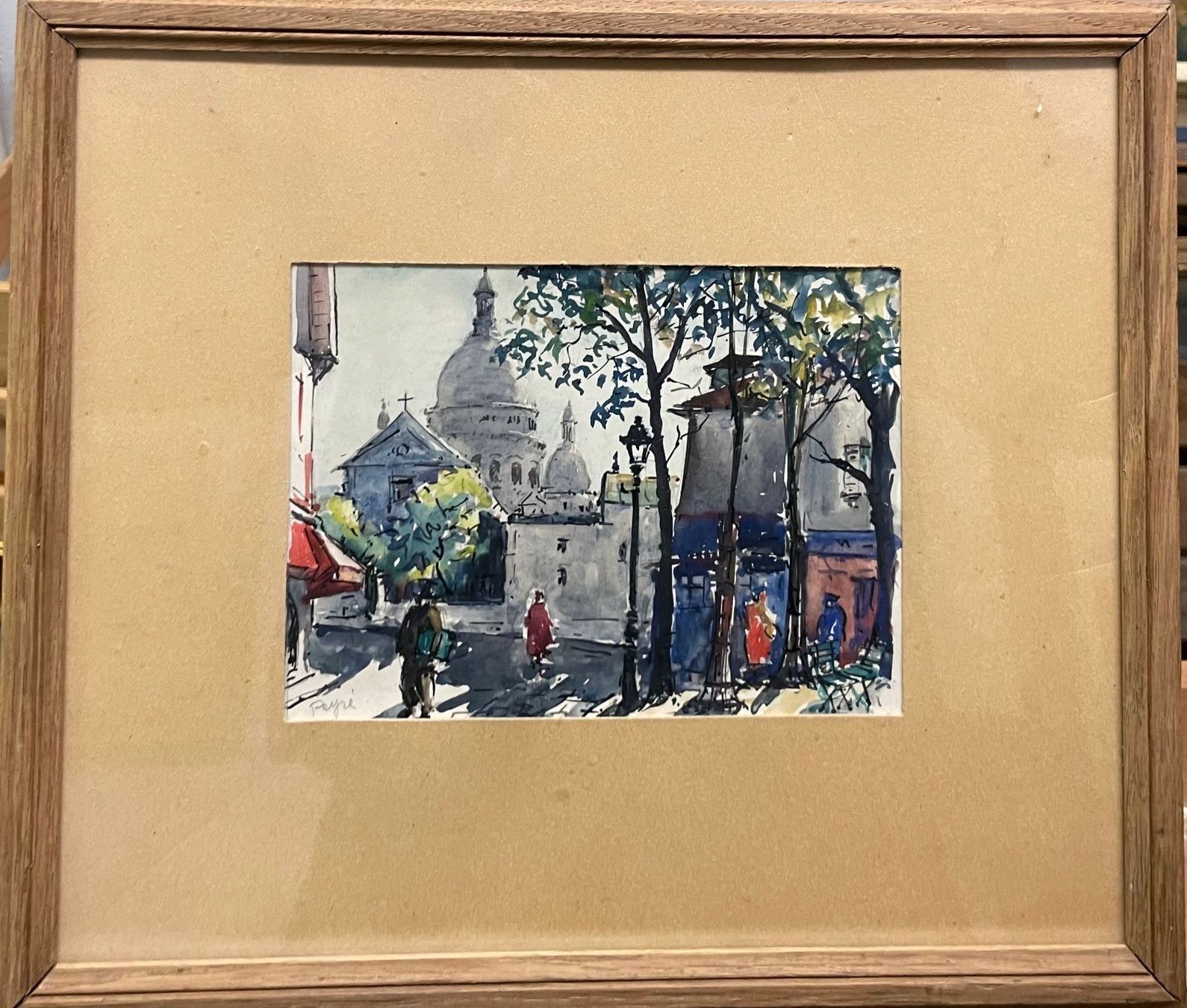 Gemälde: Peyré aquarelle Montmartre Paris – Gebraucht aus Biel/Bienne von Galaq 2