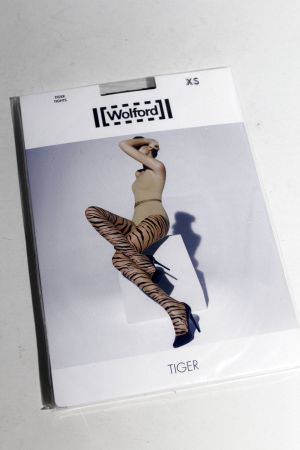 Tiger Tights von WOLFORD, neu in OVP "black/black"