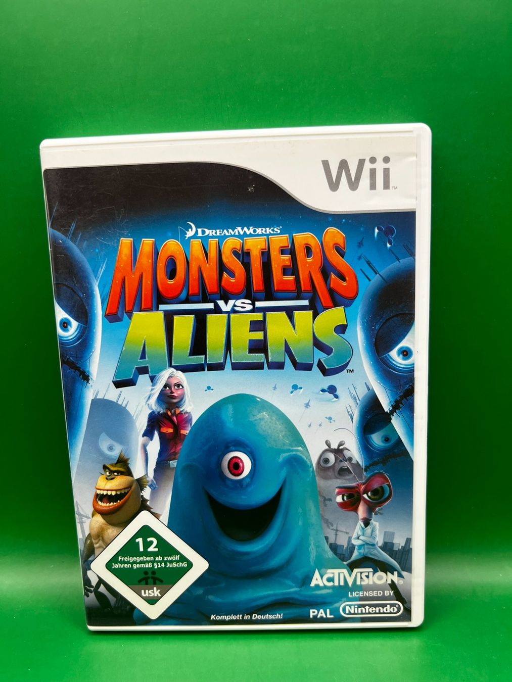 Spiele: Monsters vs Aliens (Deutsch) - Nintendo Wii – Gebraucht aus Kreuzlingen von bigauditor
