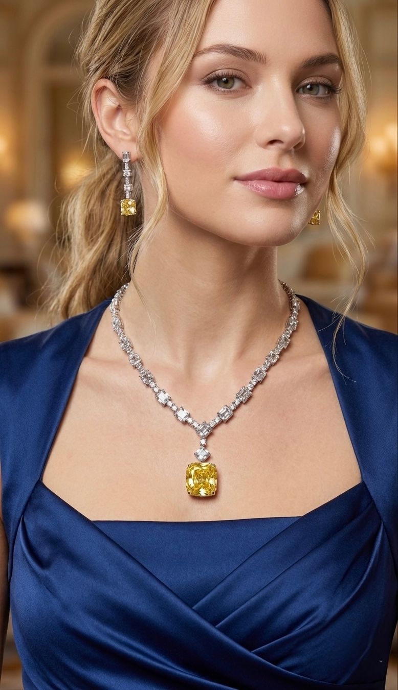 Altri gioielli: Parure Diamants Jaunes – Nuovo e nell'imballaggio originale da St-Maurice venduto da Sandrinette123 2