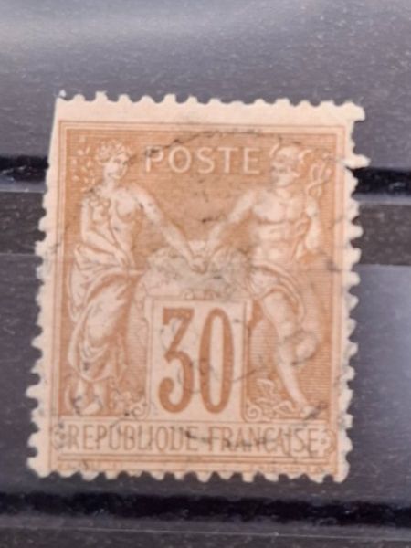 Alle Briefmarken: Old Frankreich   -  1876 - gestempelt        / 734 – Gebraucht aus Rümlang von coh_87ww 1