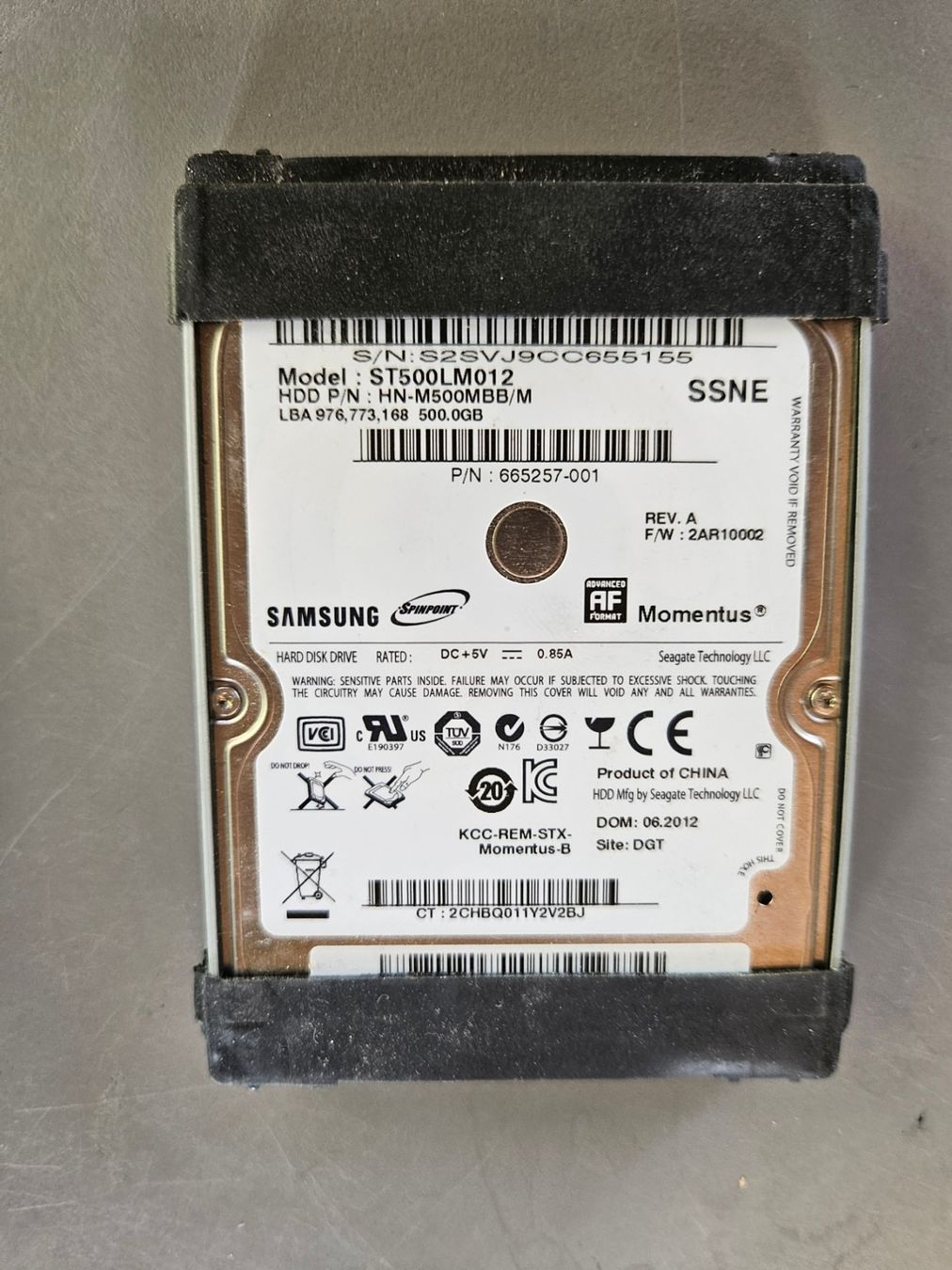 Samsung Harddisks: Samsung Spinpoint HDD 500GB ST500LM012 – Gebraucht aus Teufenthal AG von boebe071 3