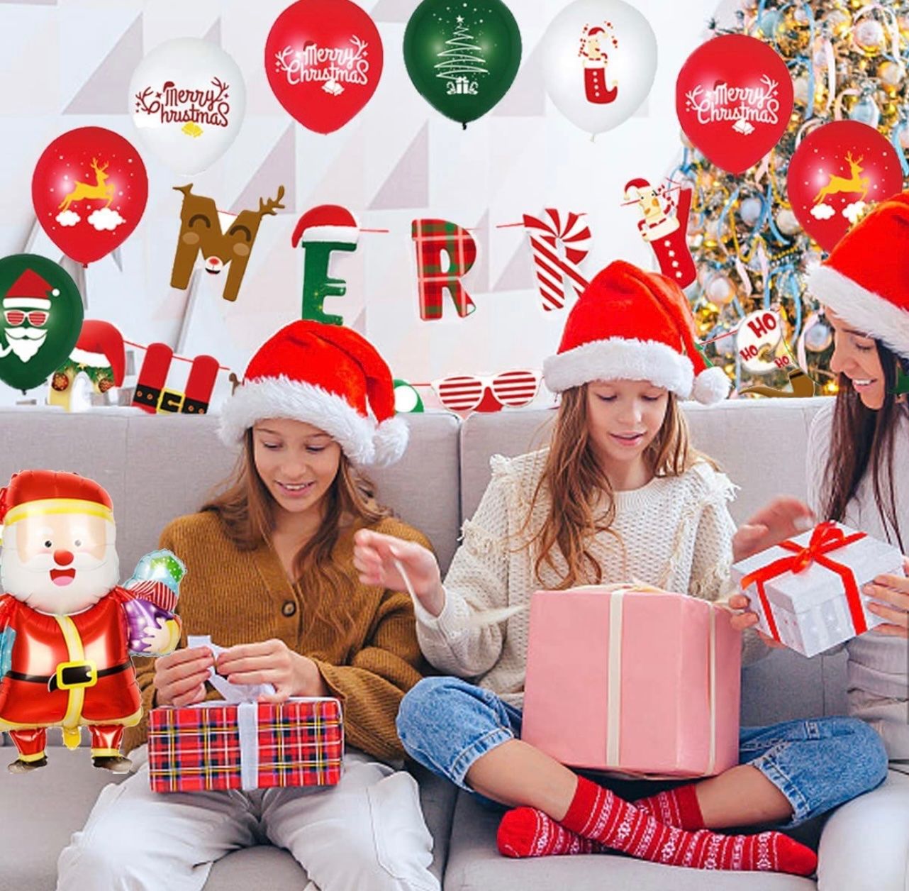 Tutte le decorazioni: Weihnachtsballon Deko Set, 30 Teile – Nuovo e nell'imballaggio originale da Basel venduto da Seifehuesli 3