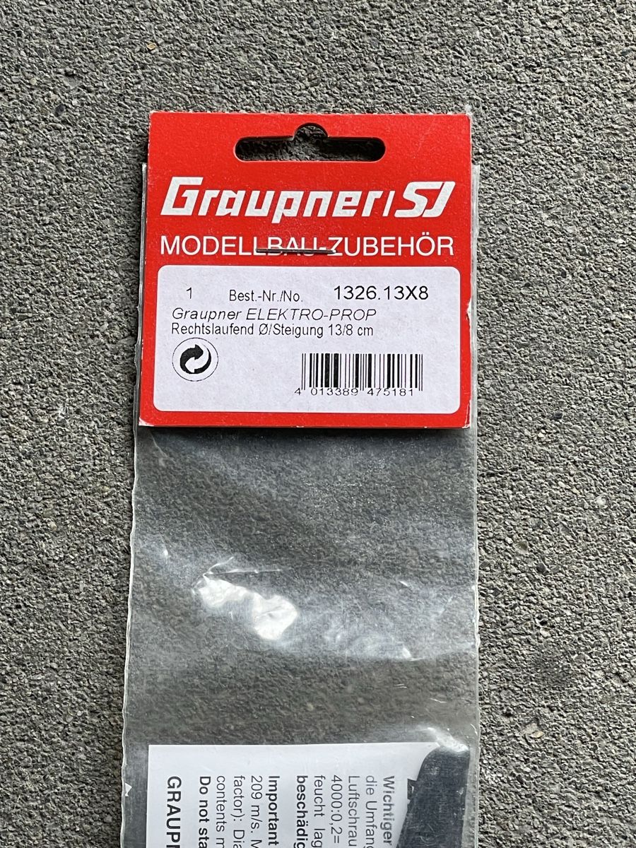 Graupner Modellismo RC: Graupner Elektro Propeller – Nuovo e nell'imballaggio originale da Altishofen venduto da Slavi95 1