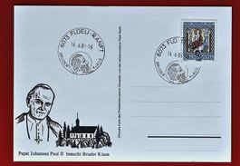 AK FLÜELI RANFT SACHSELN PAPST JOHANNES P. BRUDER KLAUS 1984