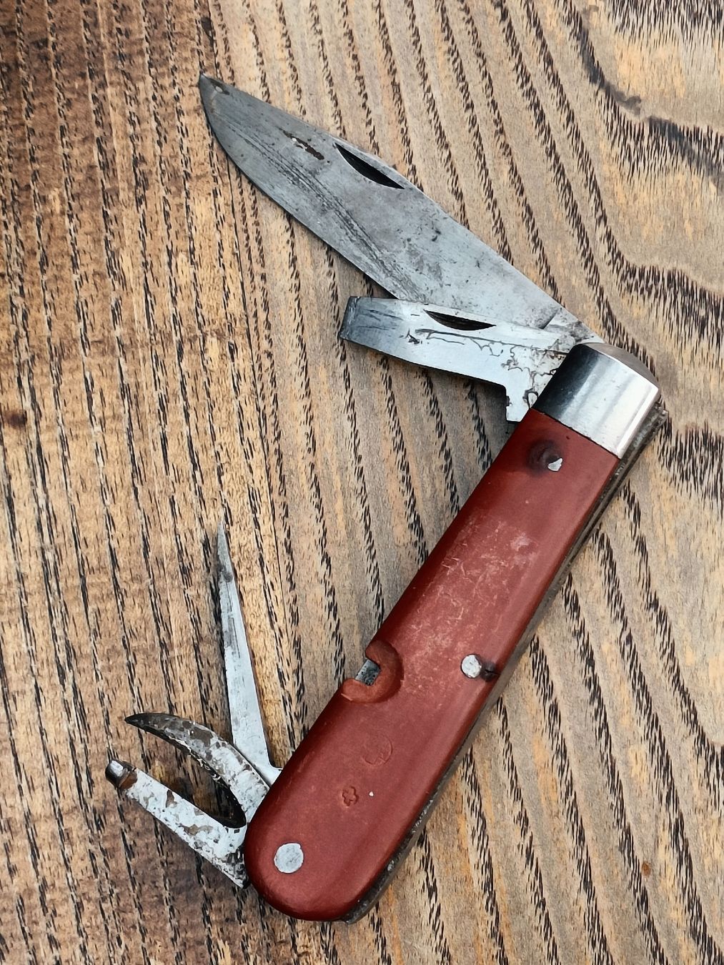 Schweizer Armee Taschenmesser: Militär Sackmesser Modell 1908 / E – Gebraucht aus Brugg AG von Ente015 5