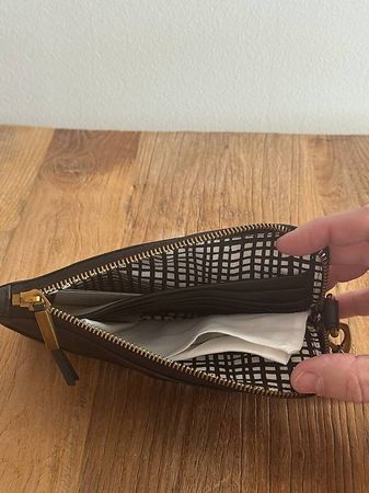 Liebeskind Berlin Clutch Leder schwarz mit Schlaufe