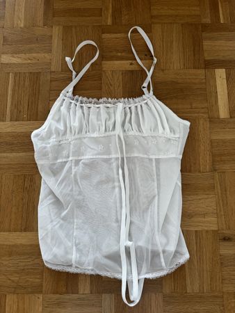 White Lace Summer Top, coquette, y2k