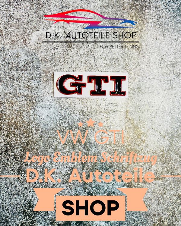 Volkswagen VW GTI Evolution Und GTI Schriftzug' Produktbild-Vorschau 14