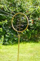 Wasserspiel Dekoration Gartenstecker Kupfer