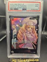 One Piece TCG card Charlotte Pudding Event Prize PSA 9