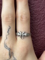 Ring silber 925 mit Fischmotiv
