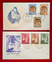 VATIKAN WEIHNACHTEN NATALE NOEL FDC 1963 1965